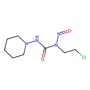 1-(2-chloroethyl)-1-nitroso-3-piperidin-1-ylurea structure