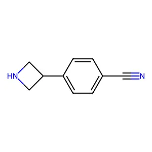 4-(azetidin-3-yl)benzonitrile structure