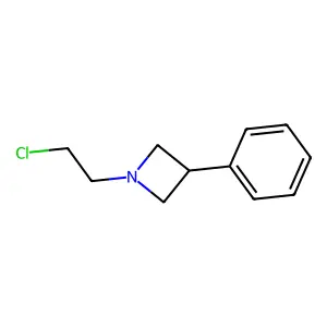 1-(2-Chloroethyl)-3-phenylazetidine structure