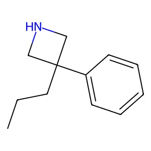 3-Phenyl-3-propylazetidine structure