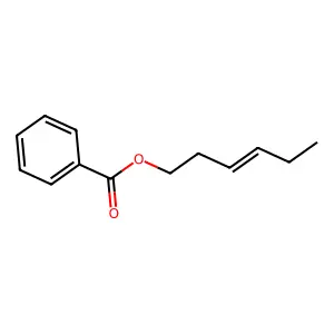 hex-3-en-1-yl benzoate structure