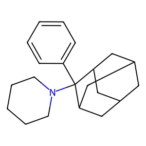 Phenyladamantylpiperidine structure