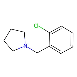1-(2-chlorobenzyl)pyrrolidine structure