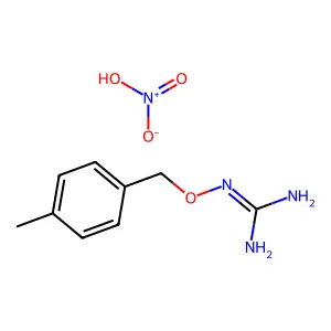 GUANIDINE, ((p-METHYLBENZYL)OXY)-, NITRATE structure