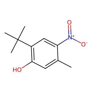 m-CRESOL, 6-tert-BUTYL-4-NITRO- structure