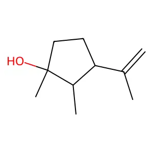1,2-dimethyl-3-prop-1-en-2-ylcyclopentan-1-ol structure