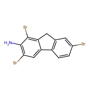 1,3,7-Tribromo-9H-fluoren-2-amine structure