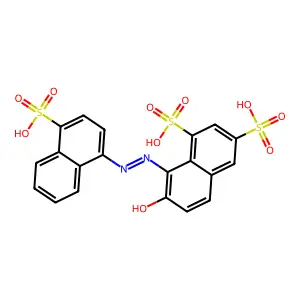 Compound C20H14N2O10S3 structure