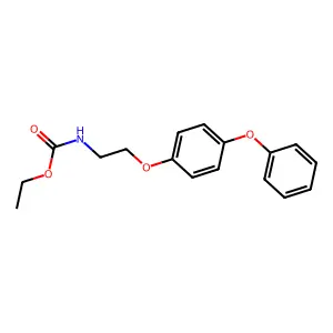 ethyl N-[2-(4-phenoxyphenoxy)ethyl]carbamate structure