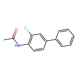 N-(2-fluoro-4-phenylphenyl)acetamide structure