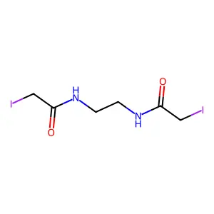 N,N'-Ethylenebis(iodoacetamide) structure