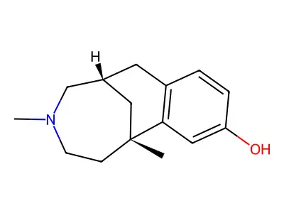 Eptazocine structure