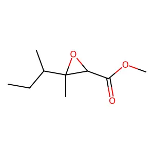 Methyl 3-sec-butyl-3-methylglycidate structure