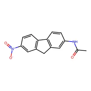 N-(7-Nitro-9H-fluoren-2-yl)acetamide structure