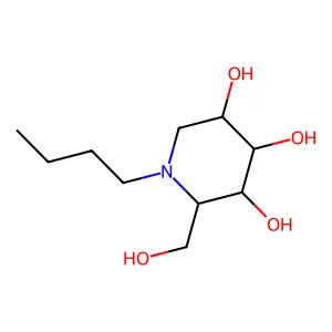 Miglustat structure