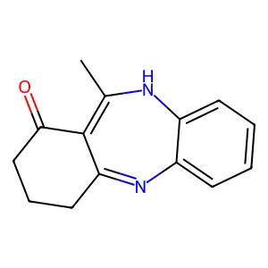 11-methyl-2,3,4,5-tetrahydro-1H-dibenzo[b,e][1,4]diazepin-1-one structure
