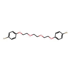 1,2-Bis(2-(4-bromophenoxy)ethoxy)ethane structure
