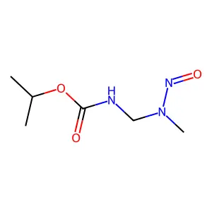 propan-2-yl N-[[methyl(nitroso)amino]methyl]carbamate structure