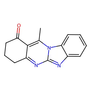 12-methyl-3,4-dihydrobenzimidazo[2,1-b]quinazolin-1(2H)-one structure