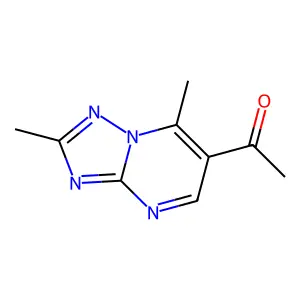 1-(2,7-dimethyl-[1,2,4]triazolo[1,5-a]pyrimidin-6-yl)ethanone structure