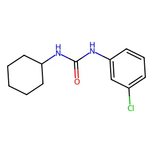 1-(3-chlorophenyl)-3-cyclohexylurea structure