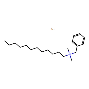 Benzododecinium bromide structure
