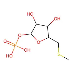 1-phosphomethylthioribose structure
