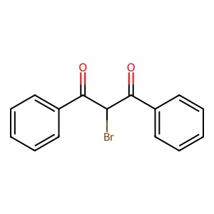 2-bromo-1,3-diphenylpropane-1,3-dione structure