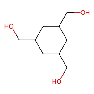 1,3,5-Cyclohexanetrimethanol structure