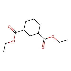 1,3-diethyl cyclohexane-1,3-dicarboxylate structure