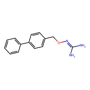 ((p-Phenylbenzyl)oxy)guanidine structure