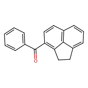 1,2-dihydroacenaphthylen-3-yl(phenyl)methanone structure
