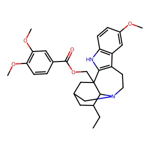 (12-Methoxyibogamin-18-yl)methyl 3,4-dimethoxybenzoate structure
