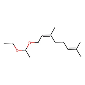 1-(1-ethoxyethoxy)-3,7-dimethylocta-2,6-diene structure