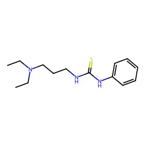 1-[3-(diethylamino)propyl]-3-phenylthiourea structure