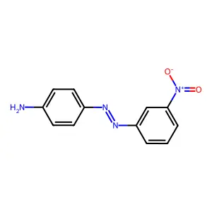 Benzenamine, 4-[(3-nitrophenyl)azo]- structure