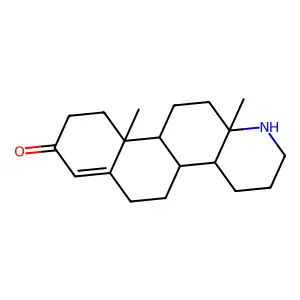 10a,12a-dimethyl-2,3,4,4a,4b,5,6,9,10,10b,11,12-dodecahydro-1H-naphtho[2,1-f]quinolin-8-one structure