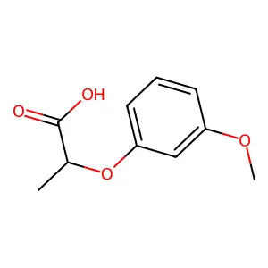 2-(3-Methoxyphenoxy)propanoic acid structure