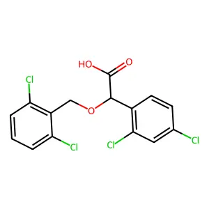 Compound C15H10Cl4O3 structure
