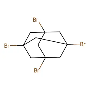 1,3,5,7-Tetrabromoadamantane structure