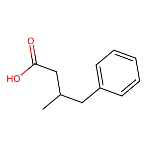 3-methyl-4-phenylbutanoic acid structure