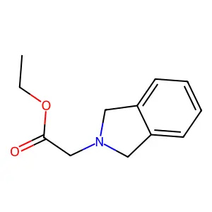 (1,3-Dihydro-isoindol-2-yl)-acetic Acid Ethyl Ester structure