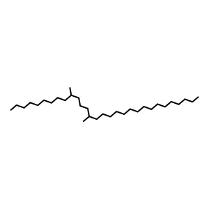 10,14-Dimethyltriacontane structure