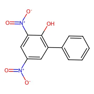 2,4-DINITRO-6-PHENYLPHENOL structure