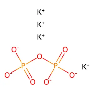 Potassium pyrophosphate structure