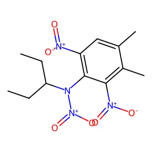 N-(3,4-dimethyl-2,6-dinitrophenyl)-N-pentan-3-ylnitramide structure