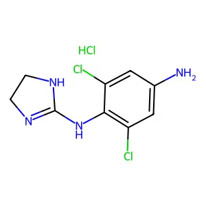 APRACLONIDINE HYDROCHLORIDE structure