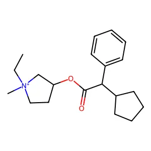 Cyclopyrronium structure
