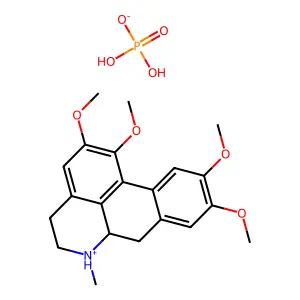 dl-Glaucine phosphate structure