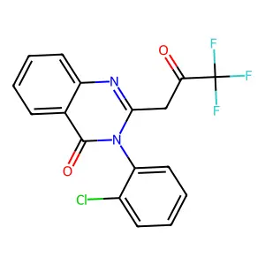 Compound C17H10ClF3N2O2 structure